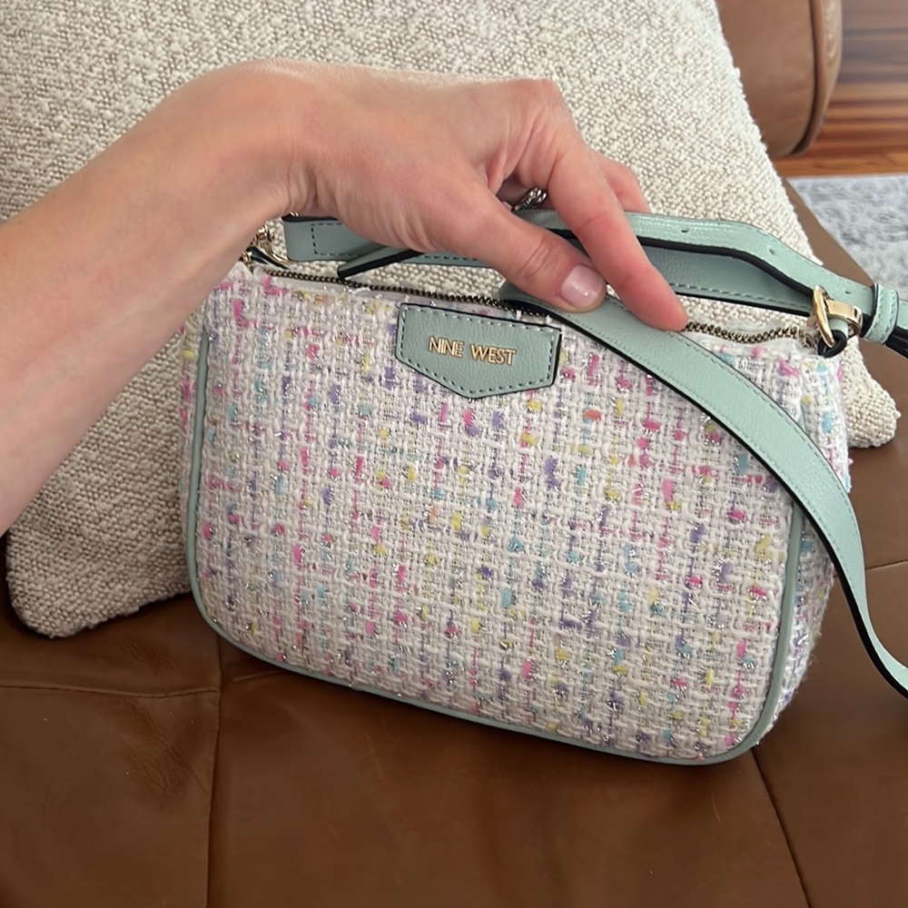 Brand new Nine West tweed bag